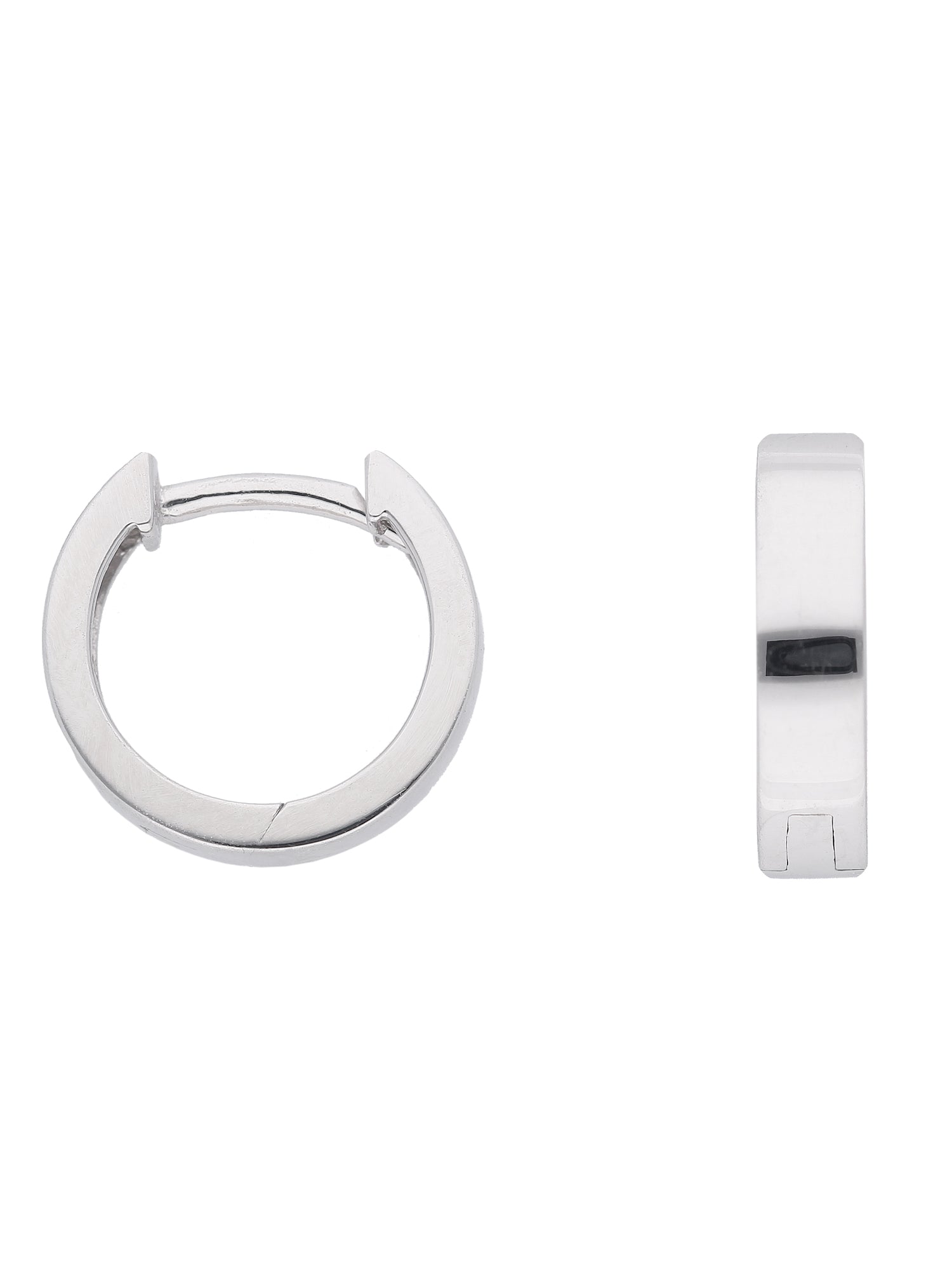 Adelia´s 333 Weißgold Ohrringe   Creolen Ø 11,7 mm