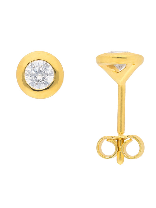 Adelia´s 333 Gold Ohrringe   Ohrstecker mit Zirkonia