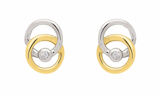 Adelia´s 333 Gold Ohrringe   Ohrstecker mit Zirkonia