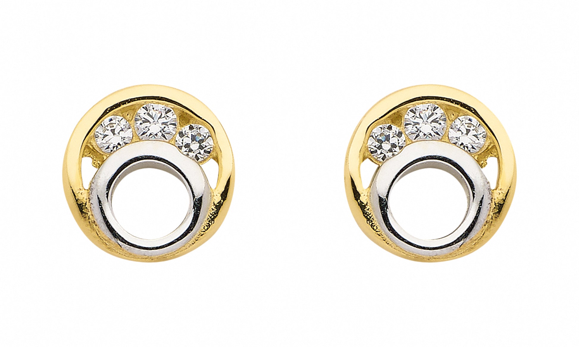 Adelia´s 333 Gold Ohrringe   Ohrstecker mit Zirkonia