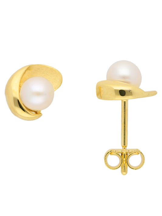 Adelia´s 333 Gold Ohrringe   Ohrstecker mit Zirkonia
