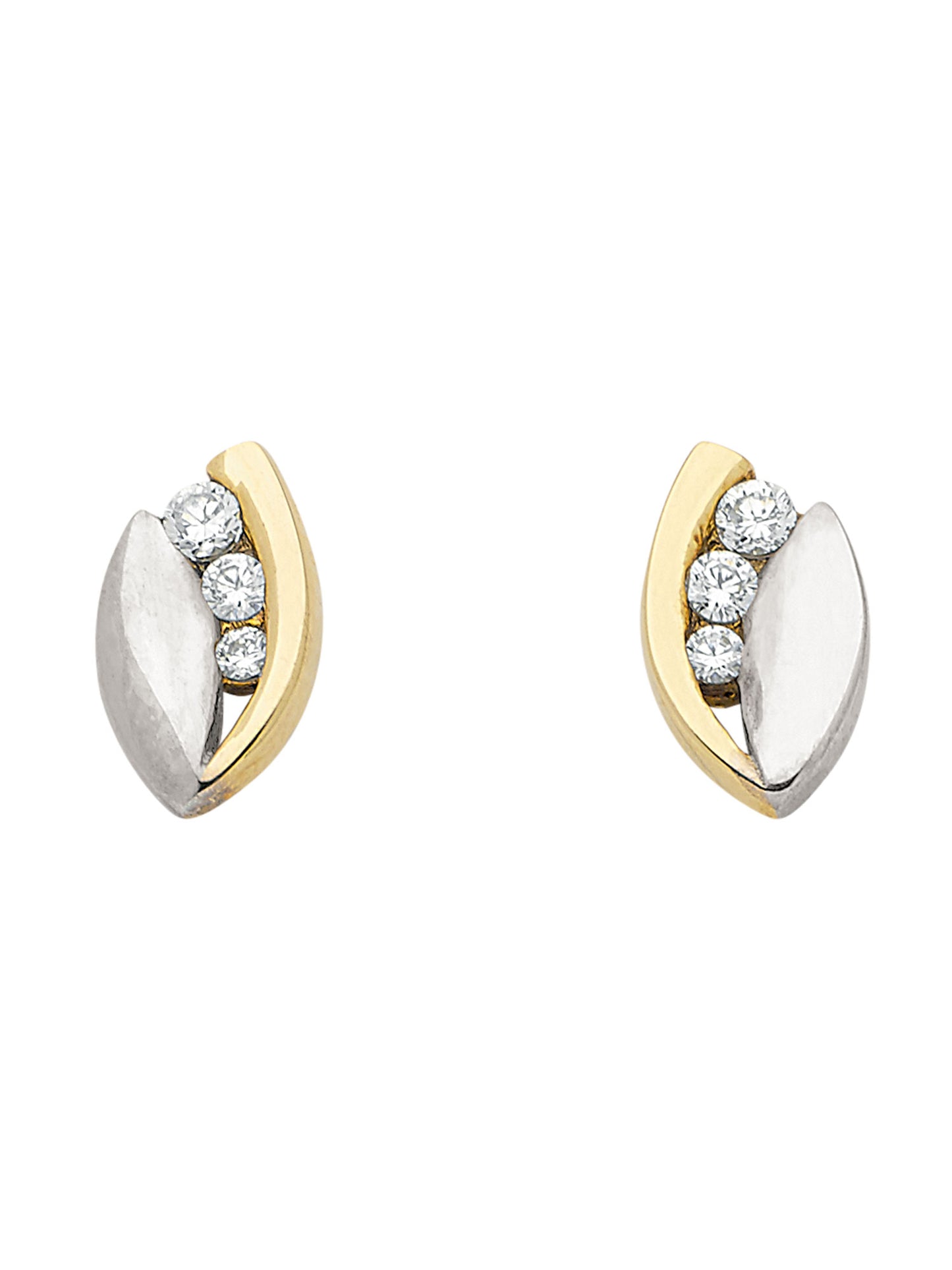 Adelia´s 333 Gold Ohrringe   Ohrstecker mit Zirkonia