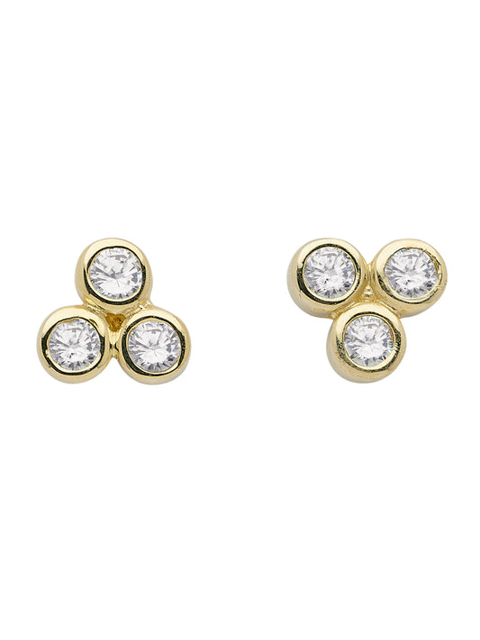Adelia´s 333 Gold Ohrringe   Ohrstecker mit Zirkonia