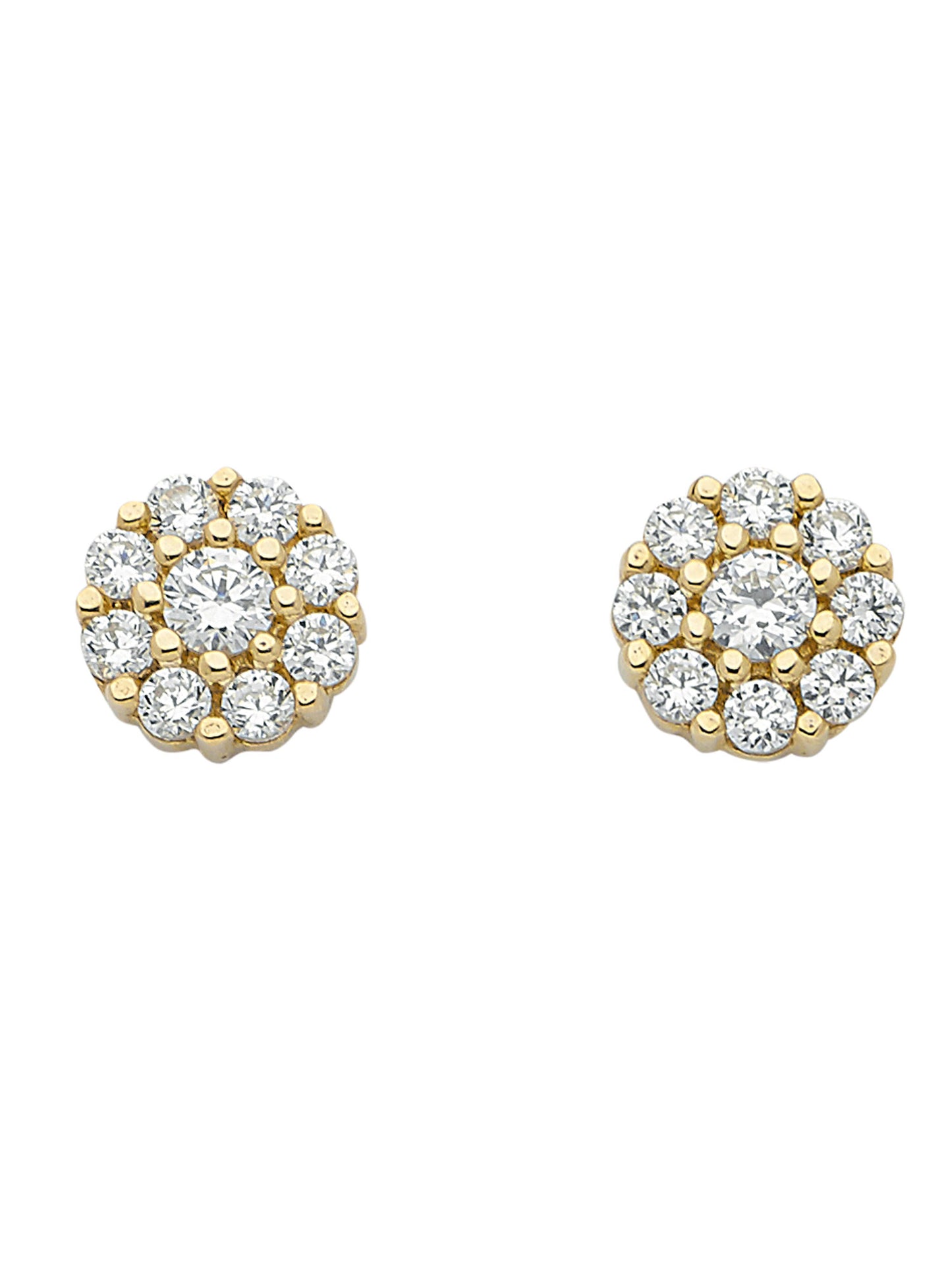 Adelia´s 333 Gold Ohrringe   Ohrstecker mit Zirkonia