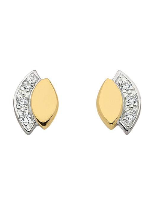 Adelia´s 333 Gold Ohrringe   Ohrstecker mit Zirkonia