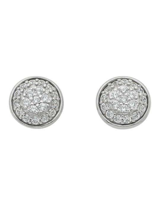 Adelia´s 333 Weißgold Ohrringe   Ohrstecker mit Zirkonia