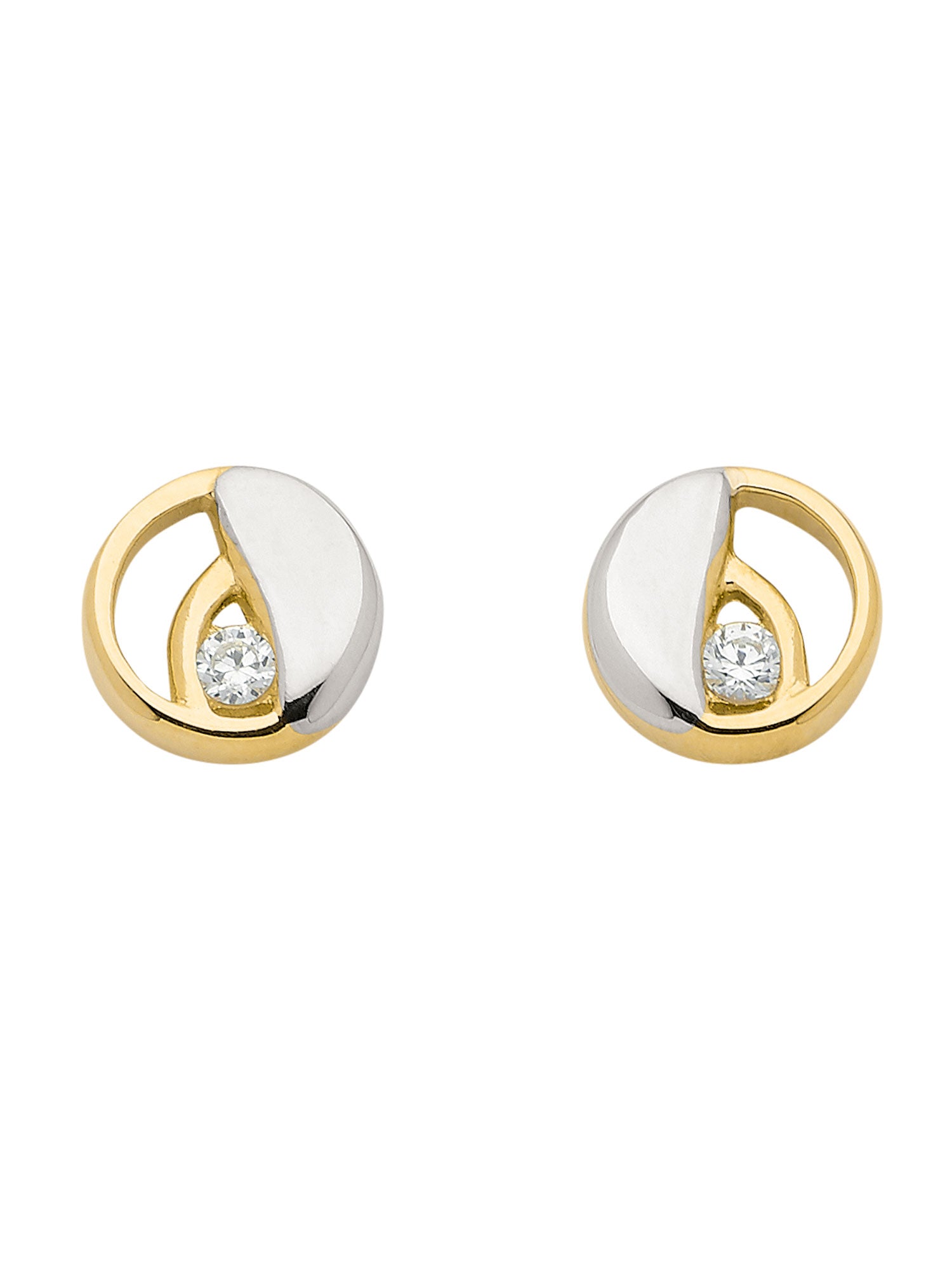 Adelia´s 333 Gold Ohrringe   Ohrstecker mit Zirkonia