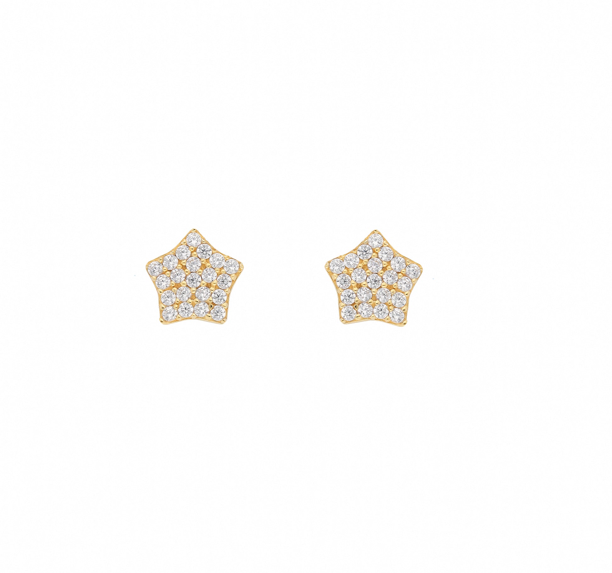 Adelia´s 333 Gold Ohrringe   Ohrstecker Stern mit Zirkonia
