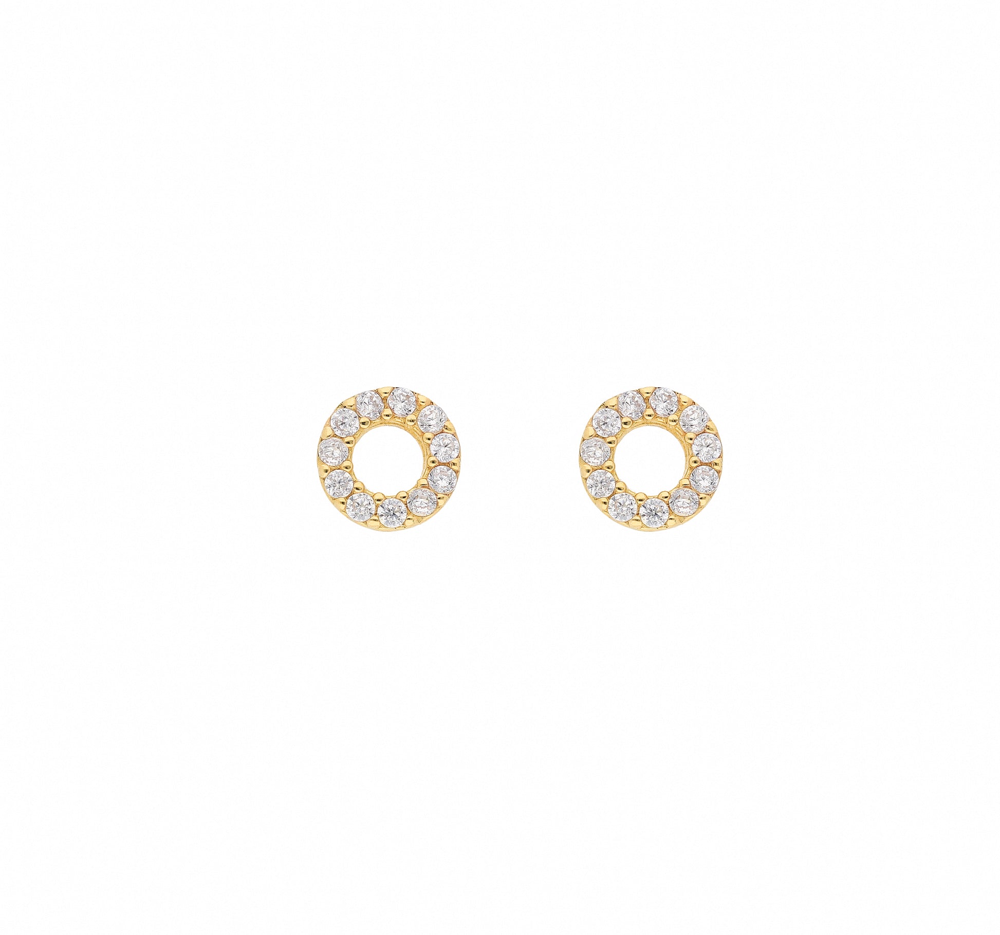 Adelia´s 333 Gold Ohrringe   Ohrstecker mit Zirkonia Ø 6,2 mm