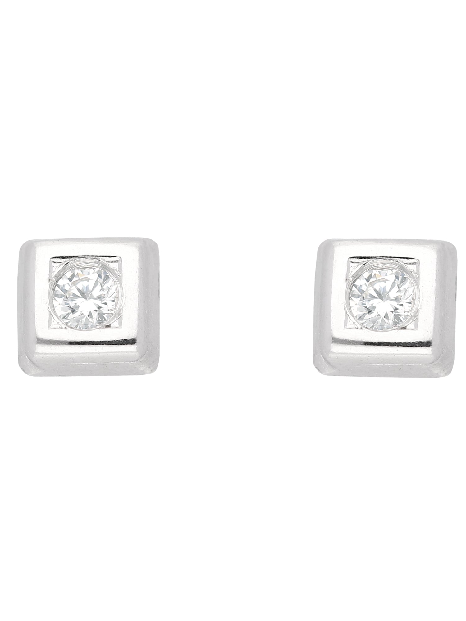 Adelia´s 333 Weißgold Ohrringe   Ohrstecker mit Zirkonia