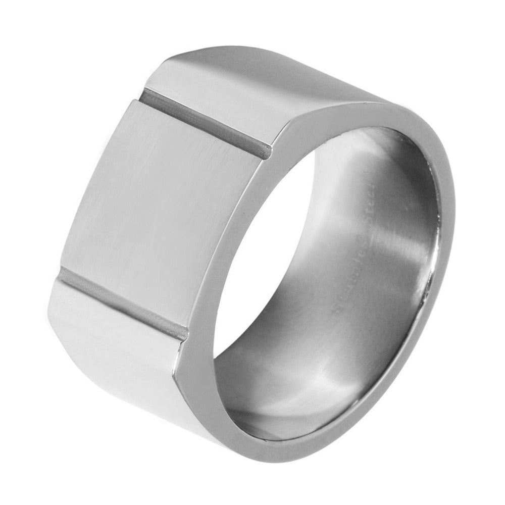 Damen Ring aus Edelstahl