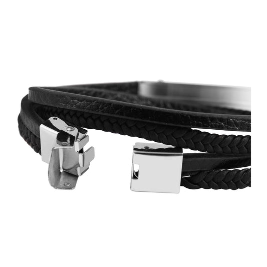 Damen Armband – Wickelarmband aus Leder 43 cm