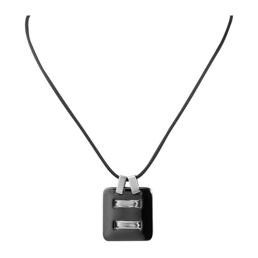 Damen Halskette aus Kautschuk 45 cm