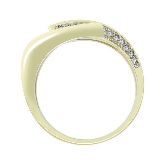 Damen Ring aus 333 Gold mit Zirkonia