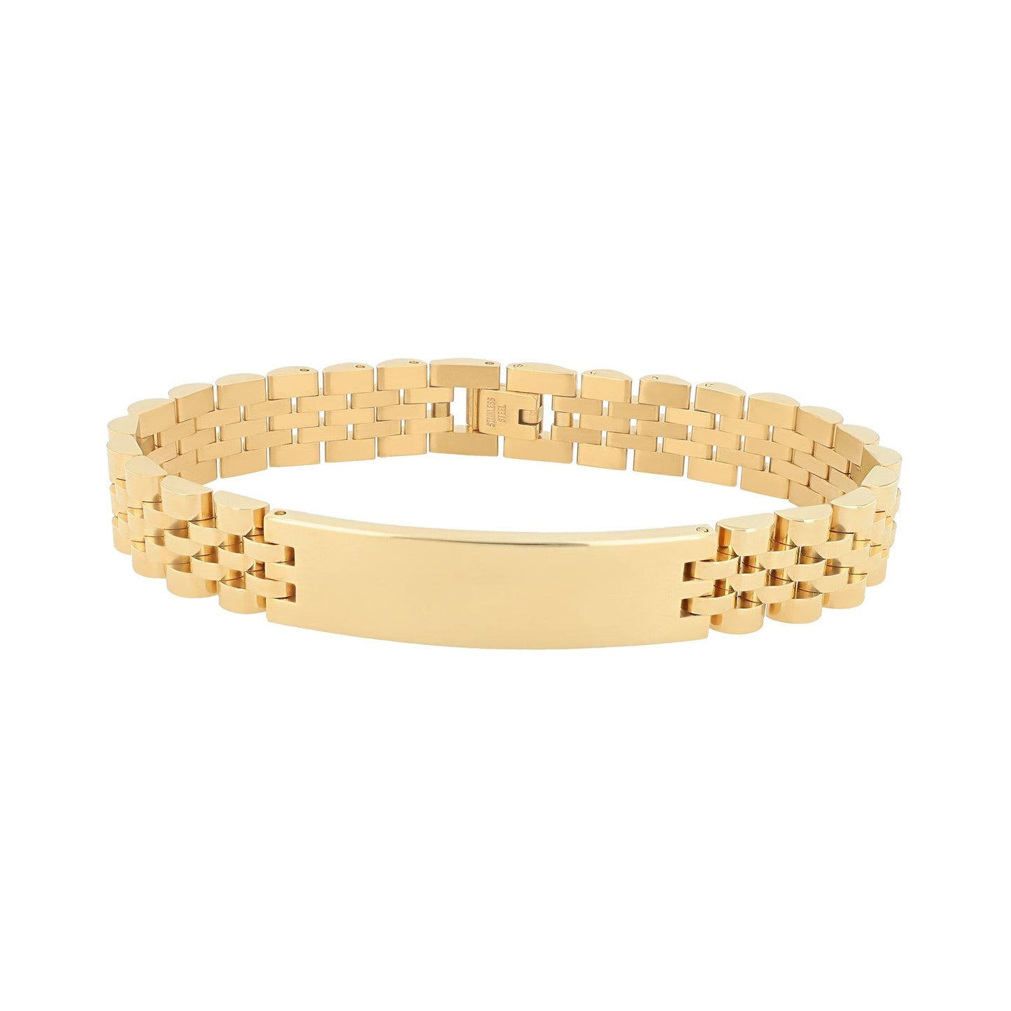 Unisex Armband – Gliederarmband aus Edelstahl 21 cm