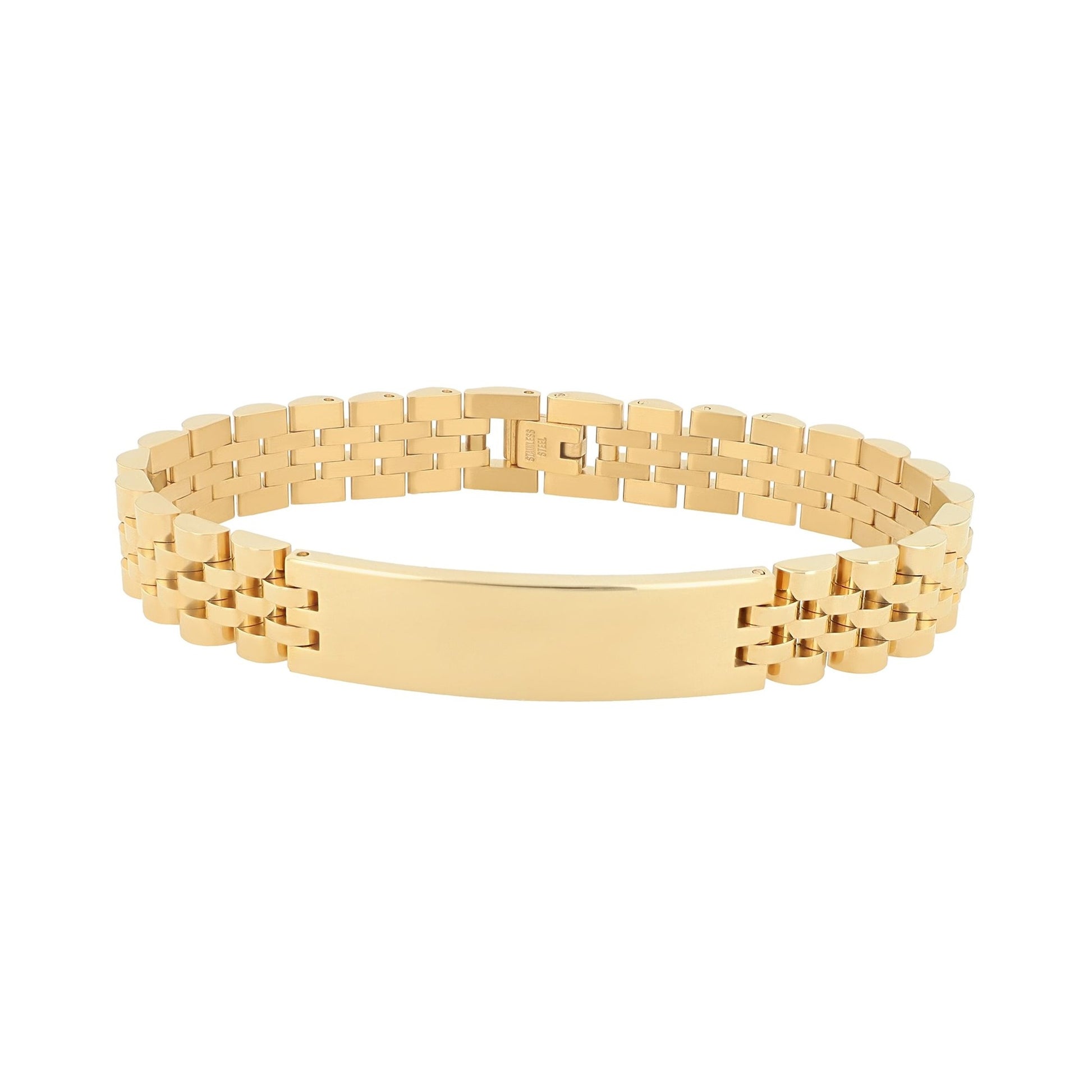 Unisex Armband – Gliederarmband aus Edelstahl 21 cm