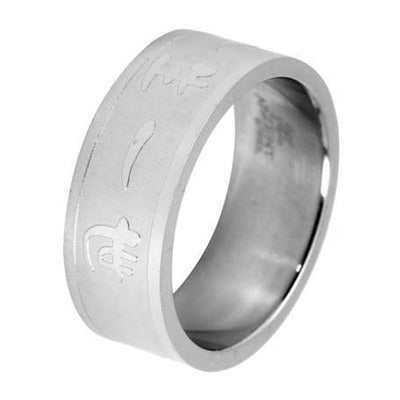 Unisex Ring aus Edelstahl