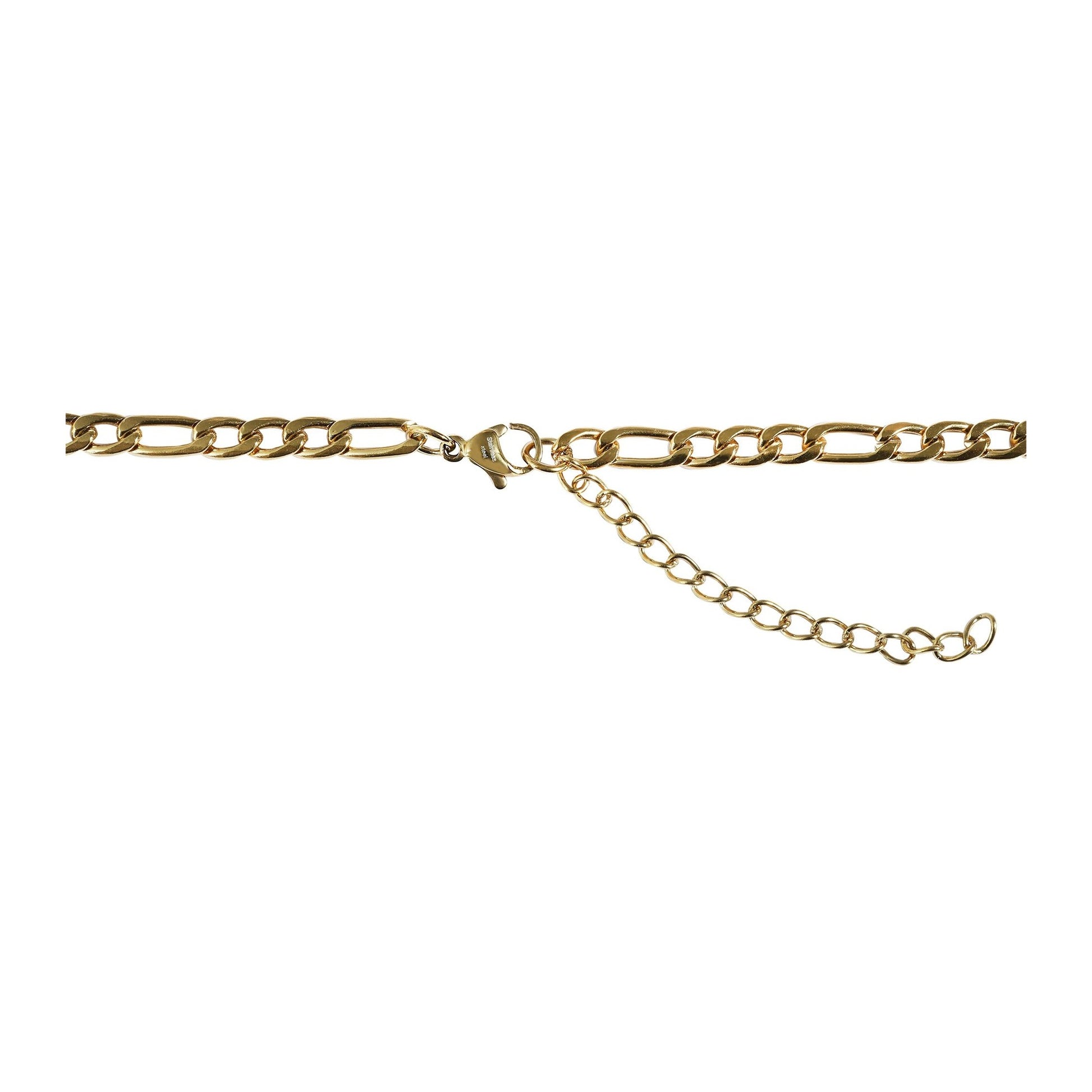 Unisex Halskette – Figarokette aus Edelstahl 55 cm
