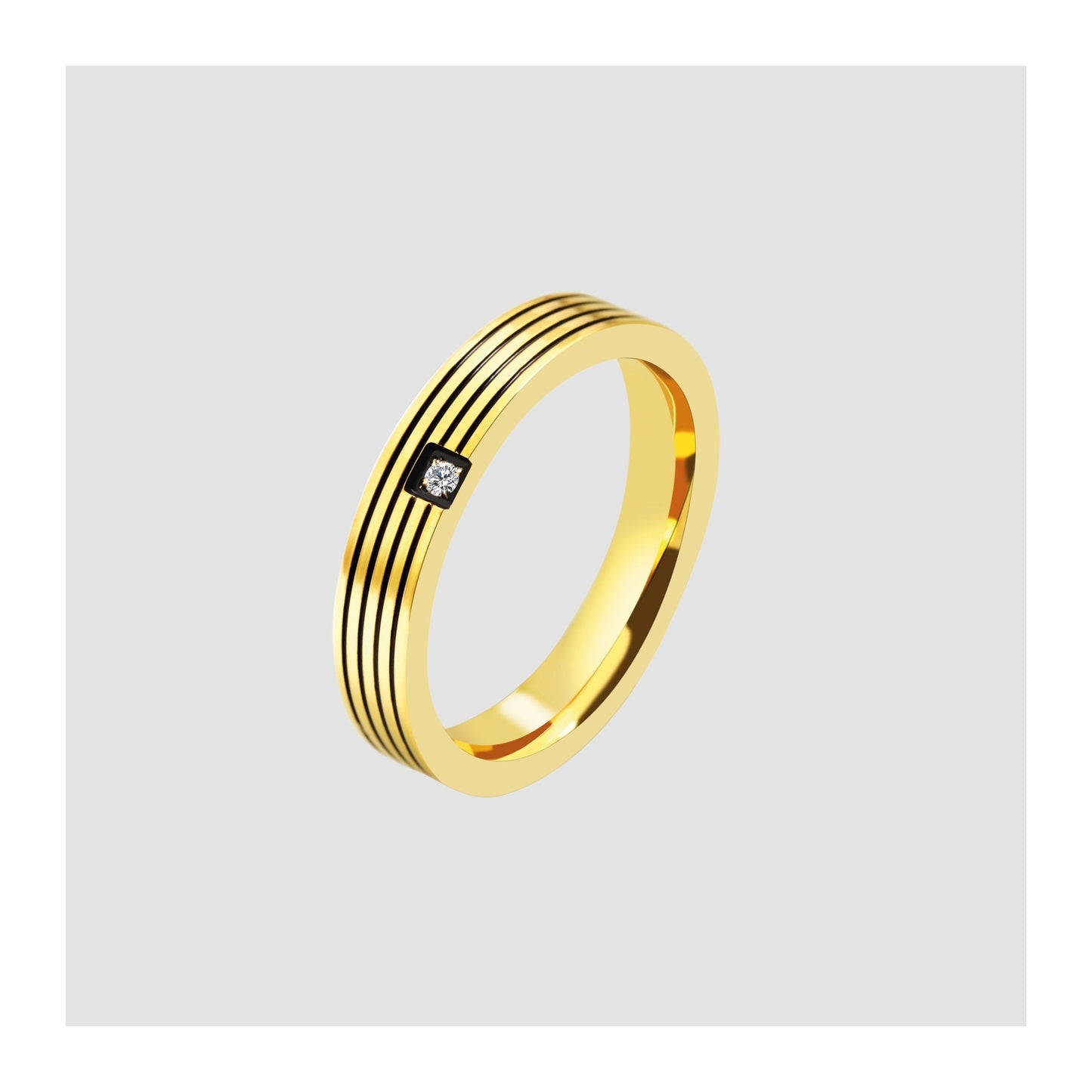 Damen Ring aus Edelstahl