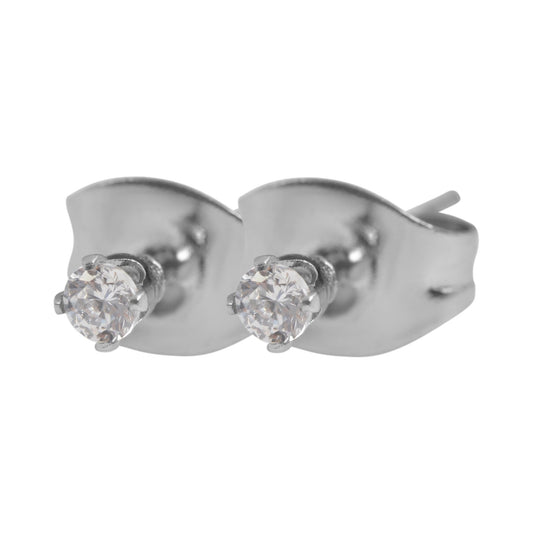 Mädchen Ohrringe – Ohrstecker aus Edelstahl mit Zirkonia