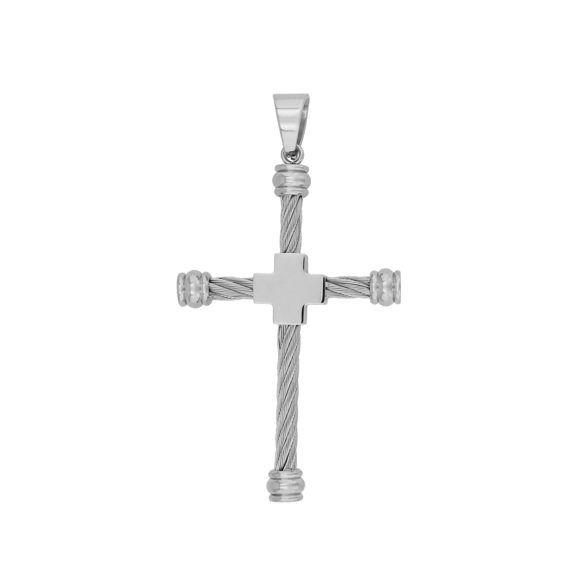 Unisex Anhänger – Kreuz Kreuzanhänger aus Edelstahl