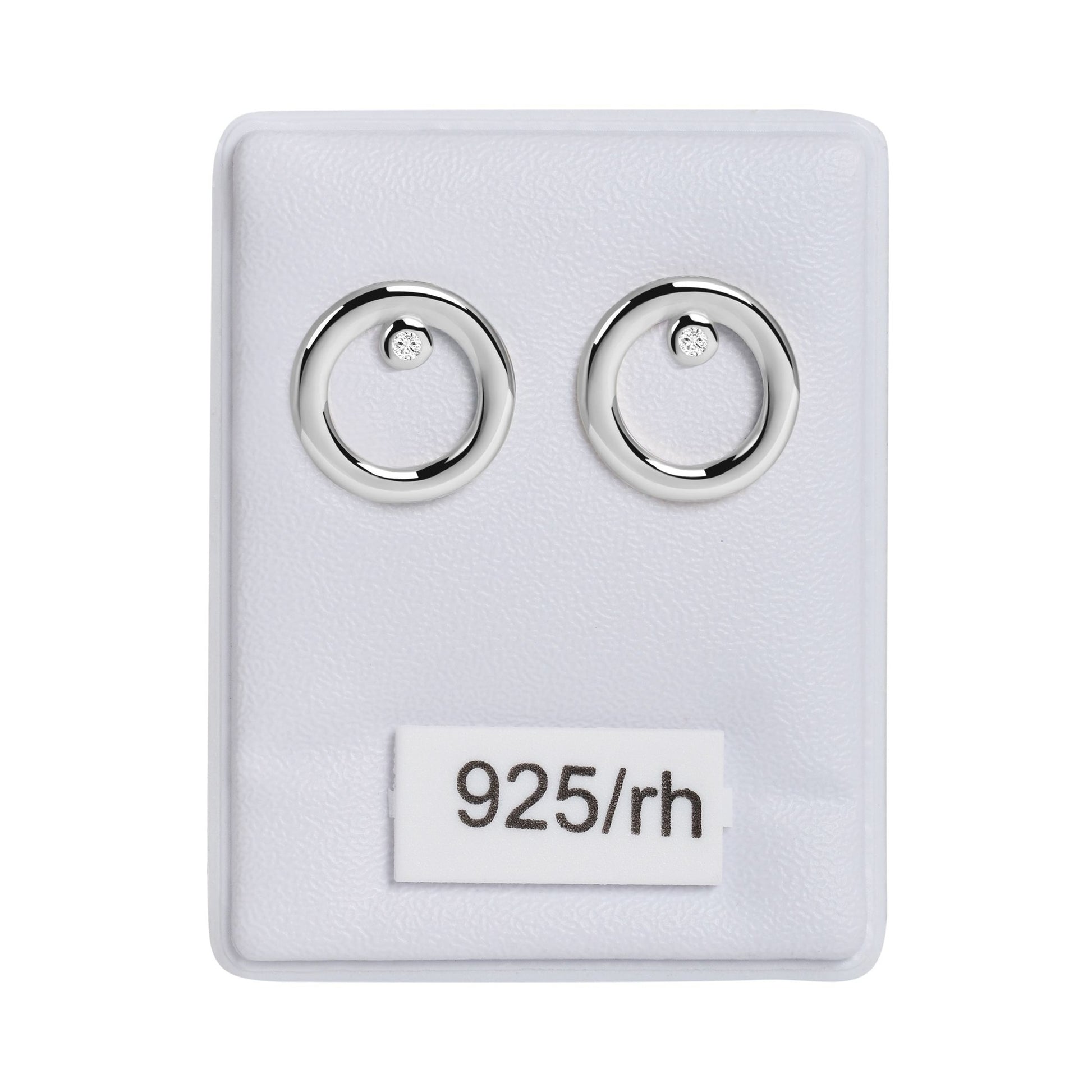 Damen Ohrringe – Ohrstecker aus 925 Silber mit Zirkonia