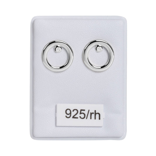 Damen Ohrringe – Ohrstecker aus 925 Silber mit Zirkonia
