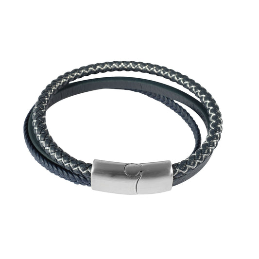 Herren Armband – Lederarmband aus Leder 21 cm