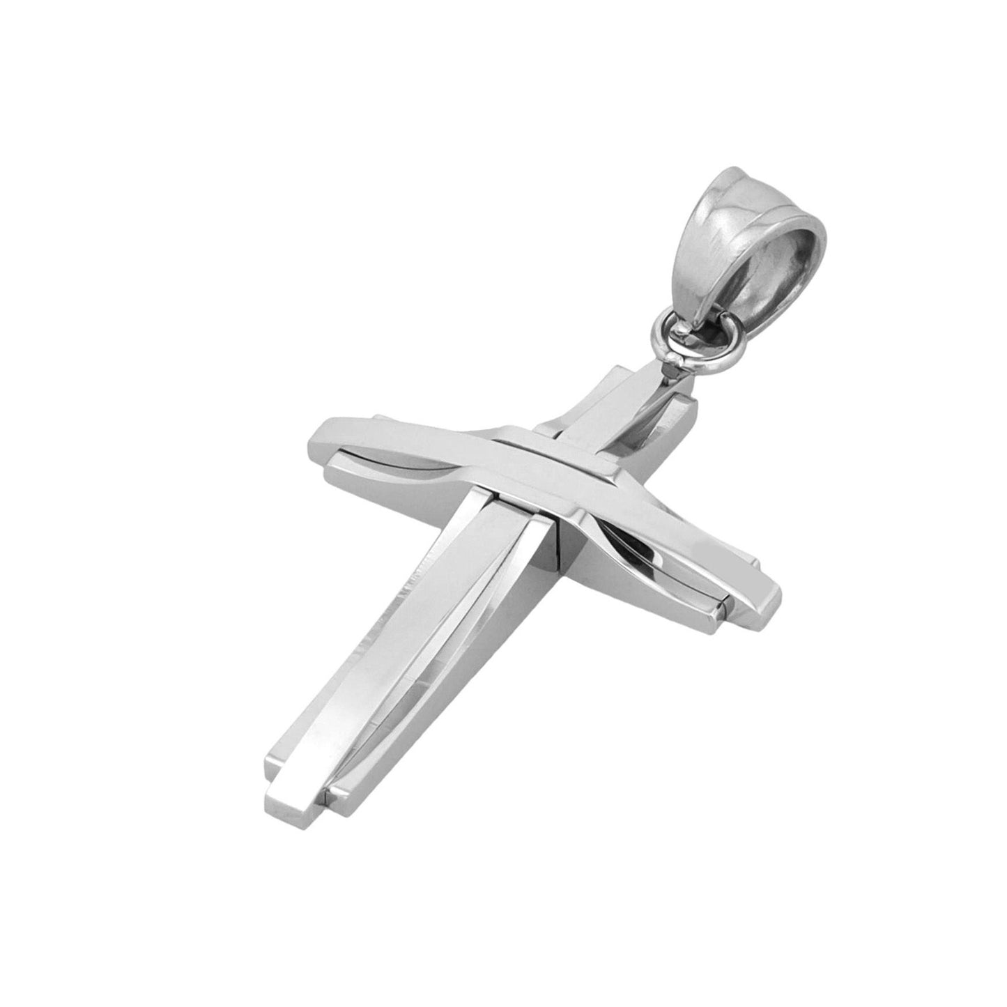 Unisex Anhänger – Kreuz Kreuzanhänger aus Edelstahl