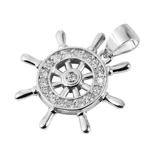 Damen Anhänger aus 925 Silber mit Zirkonia