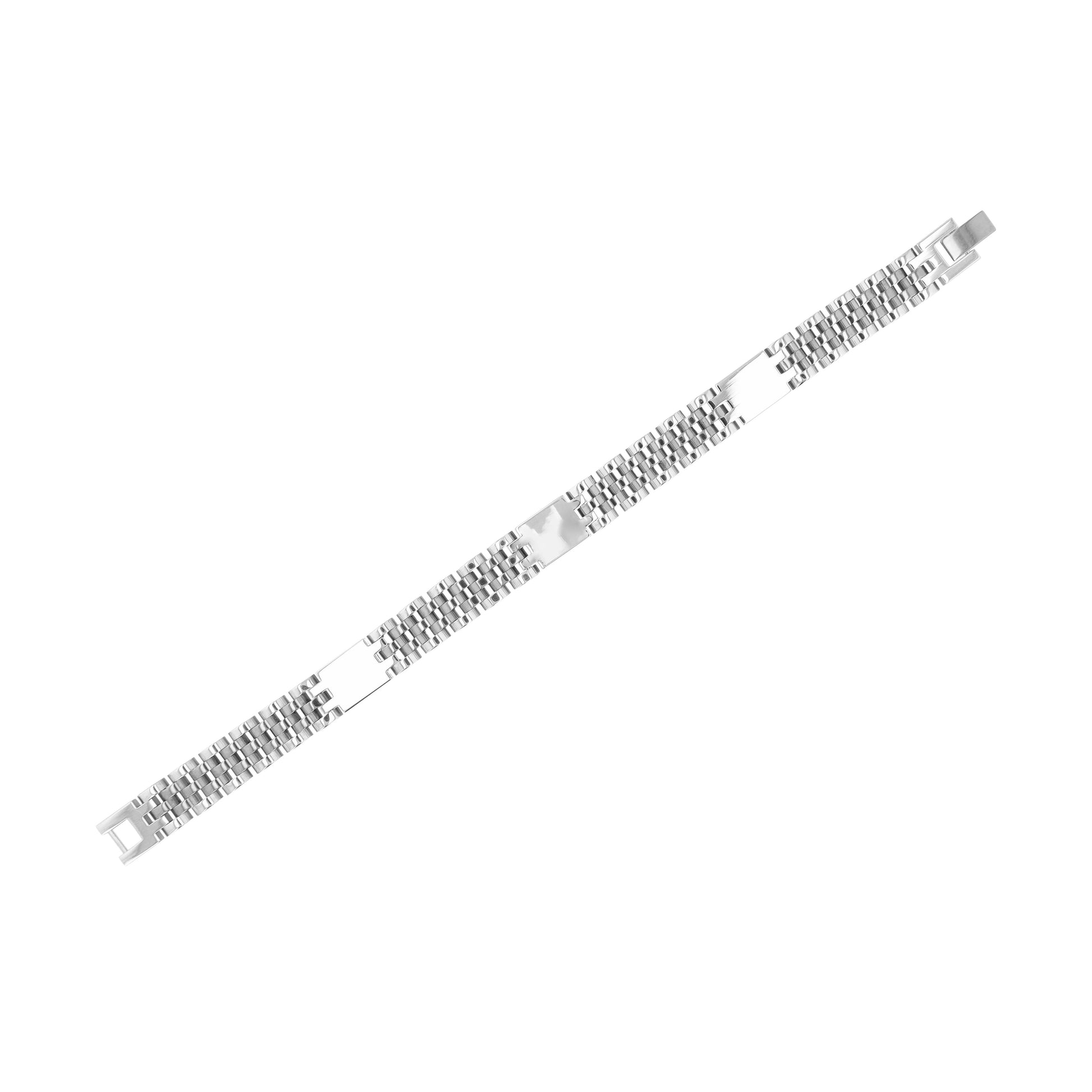 Herren Armband – Gliederarmband aus Edelstahl 21 cm