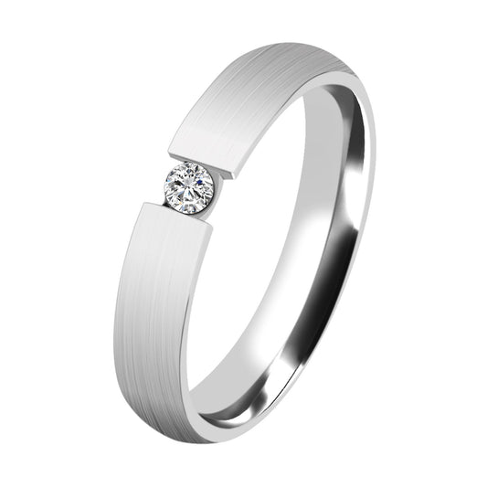 Damen Ring aus Edelstahl
