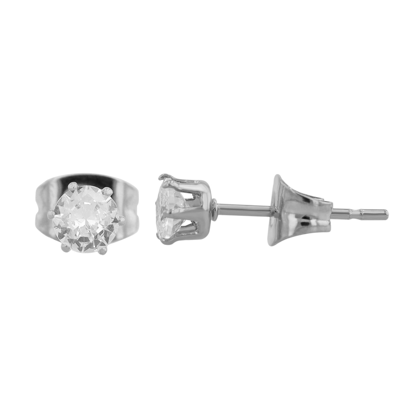 Damen Ohrringe – Ohrstecker aus Edelstahl mit Zirkonia