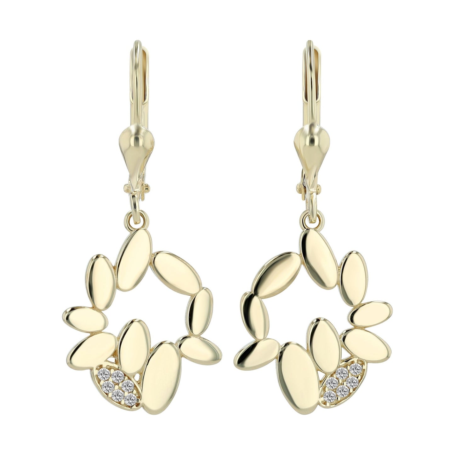 Damen Anhänger aus 333 Gold mit Zirkonia