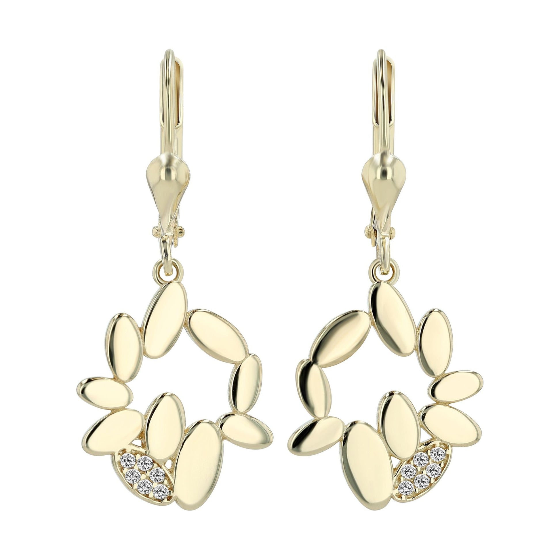Damen Anhänger aus 333 Gold mit Zirkonia
