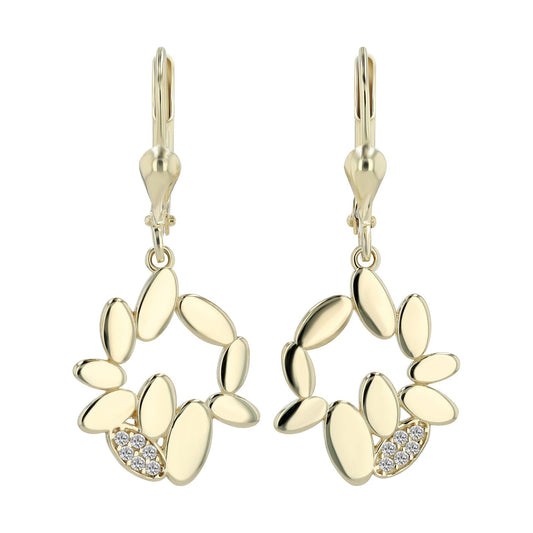 Damen Anhänger aus 333 Gold mit Zirkonia