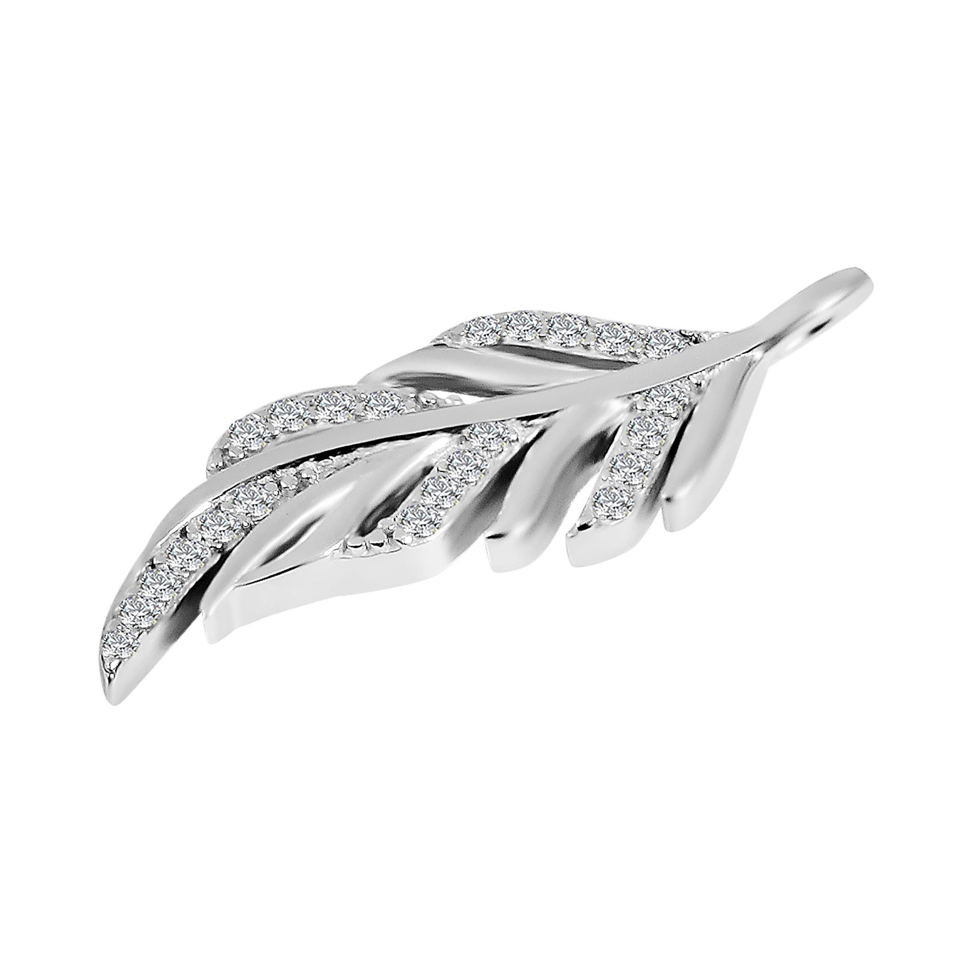 Damen Anhänger aus 925 Silber mit Zirkonia