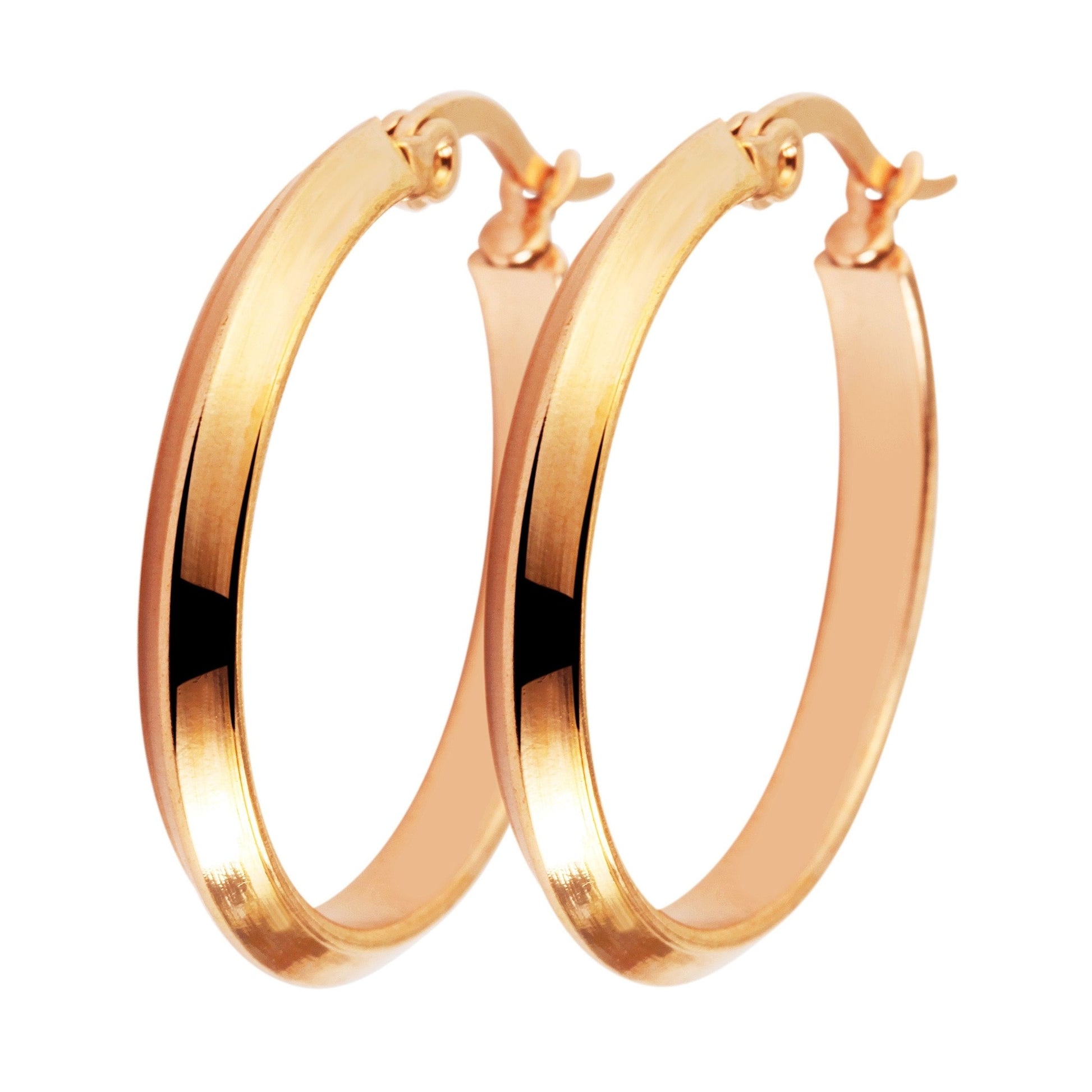 Damen Ohrringe – Creole aus Edelstahl