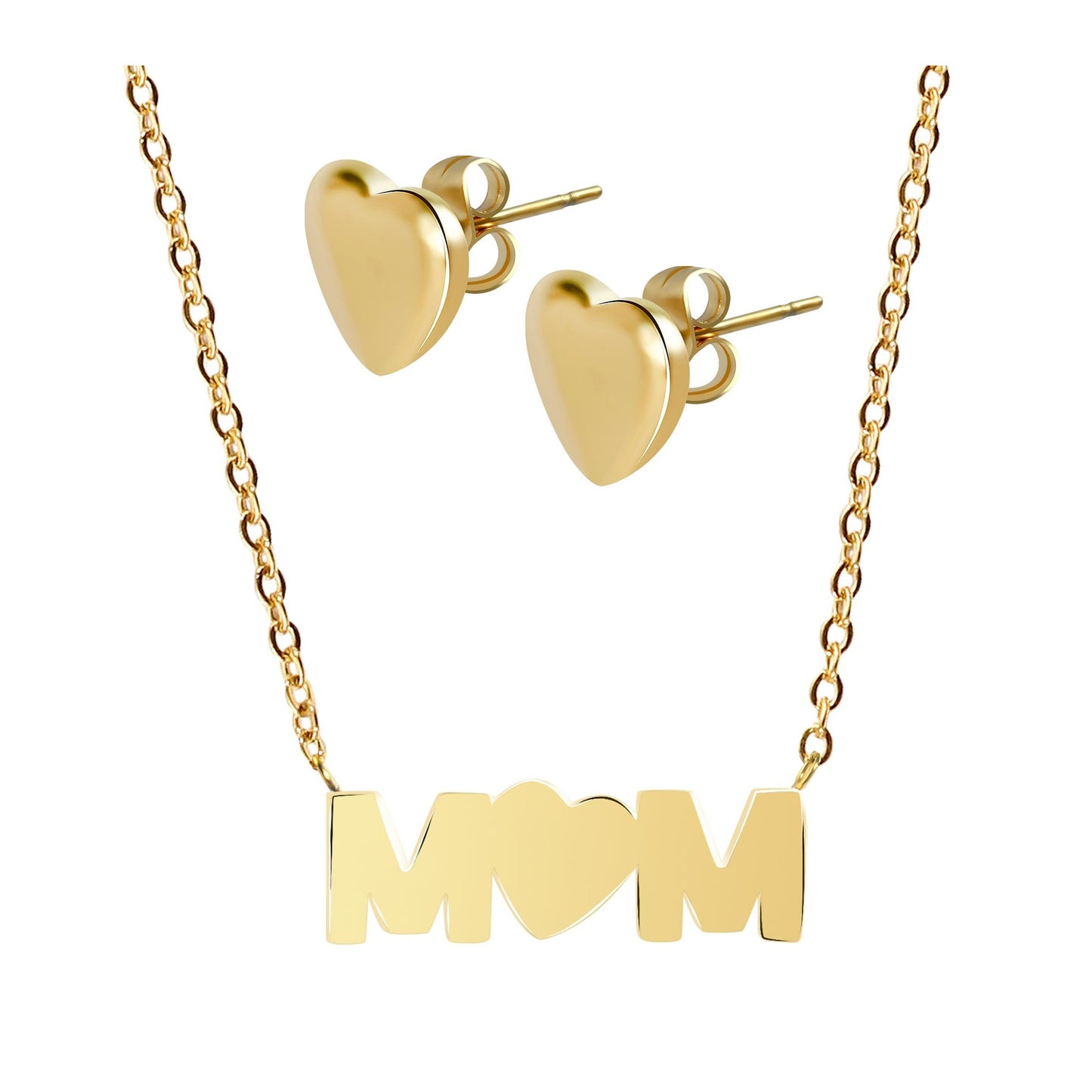 Damen Halskette aus Edelstahl 45 cm