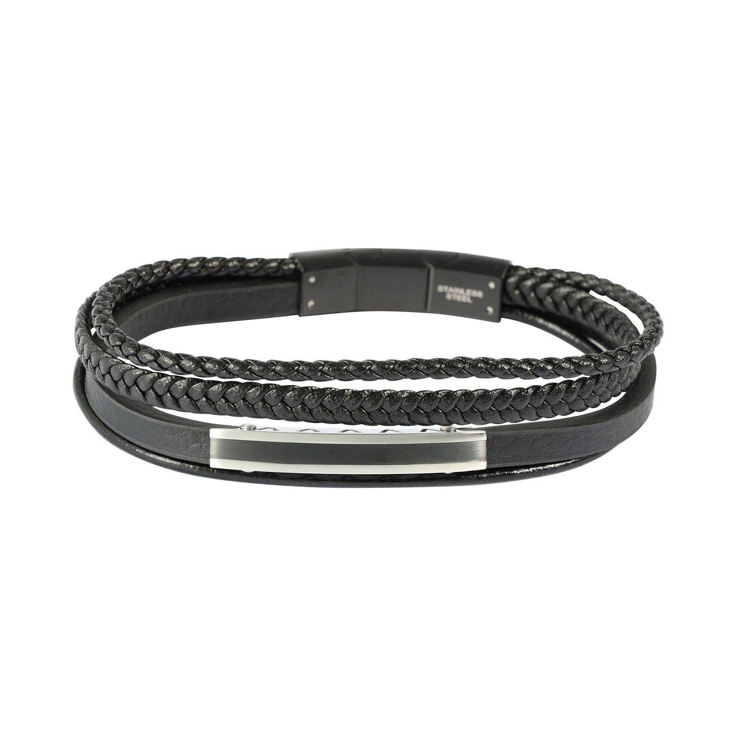 Herren Armband – Lederarmband aus Leder 21 cm