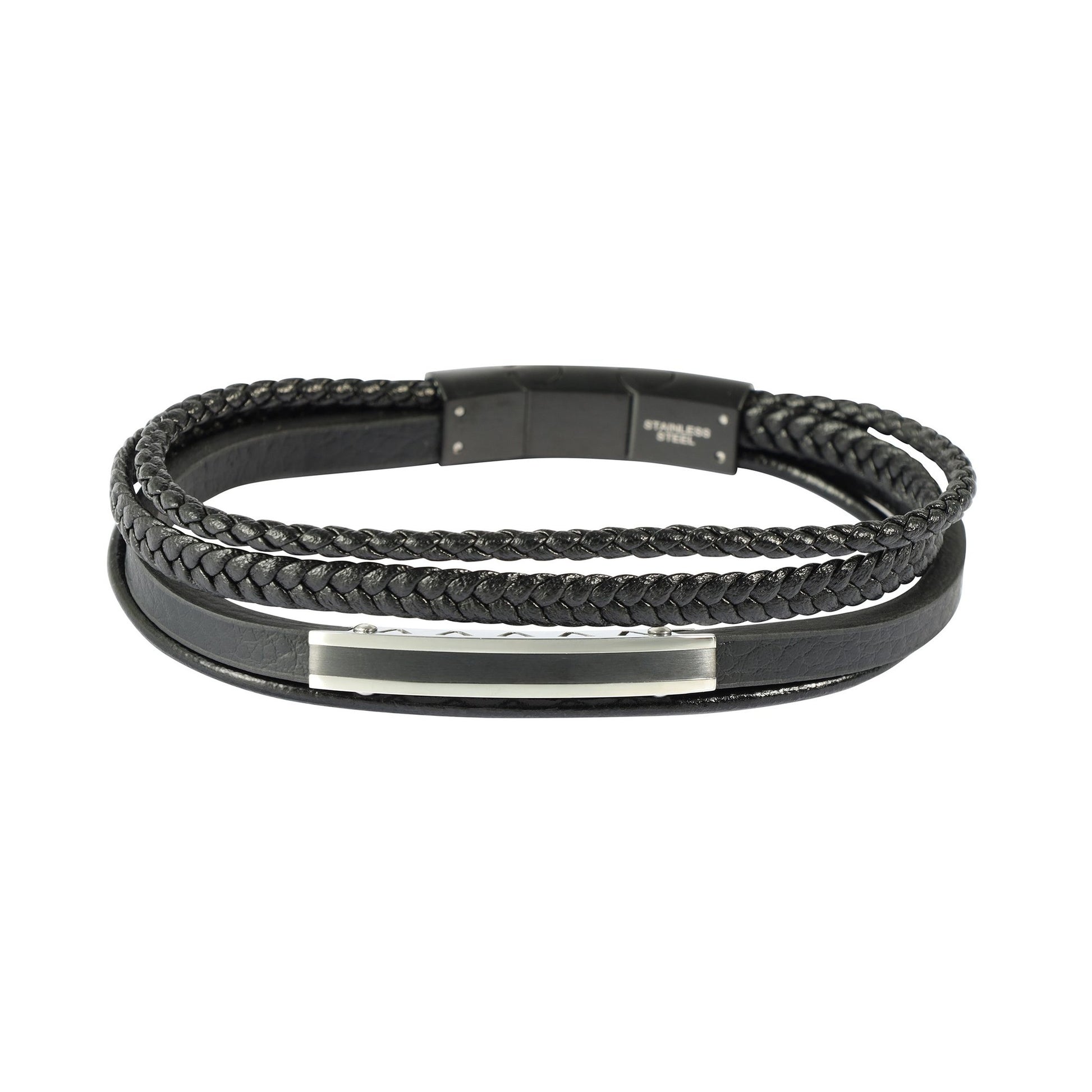 Herren Armband – Lederarmband aus Leder 21 cm
