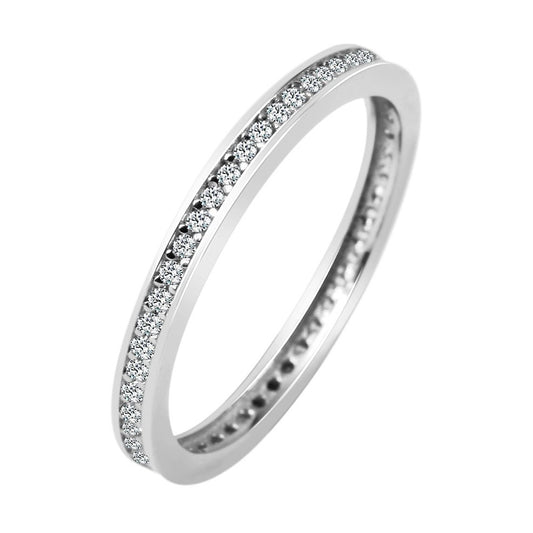 Damen Ring aus 333 Gold mit Zirkonia