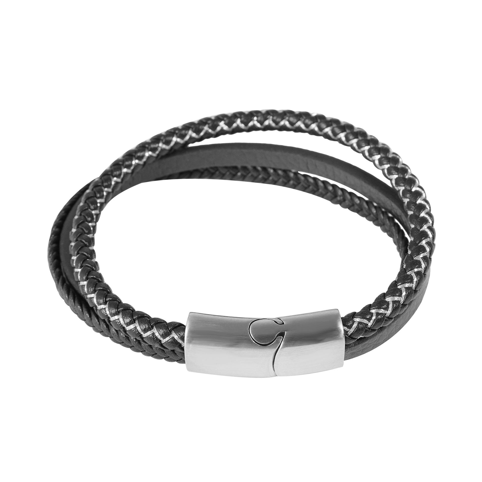 Herren Armband – Lederarmband aus Leder 19 cm