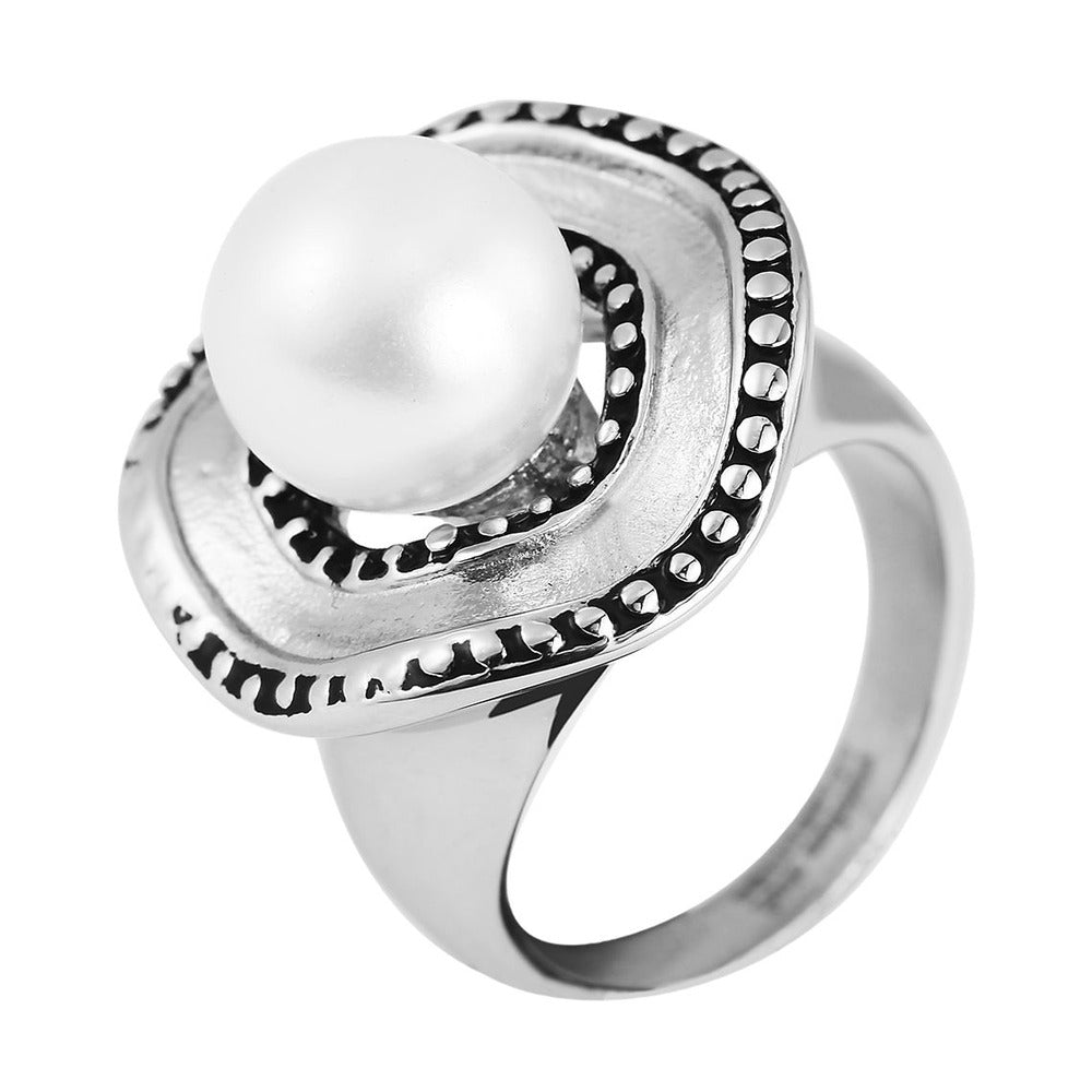 Damen Ring aus Edelstahl