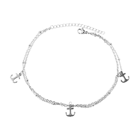 Damen Armband aus Edelstahl 24+5 cm