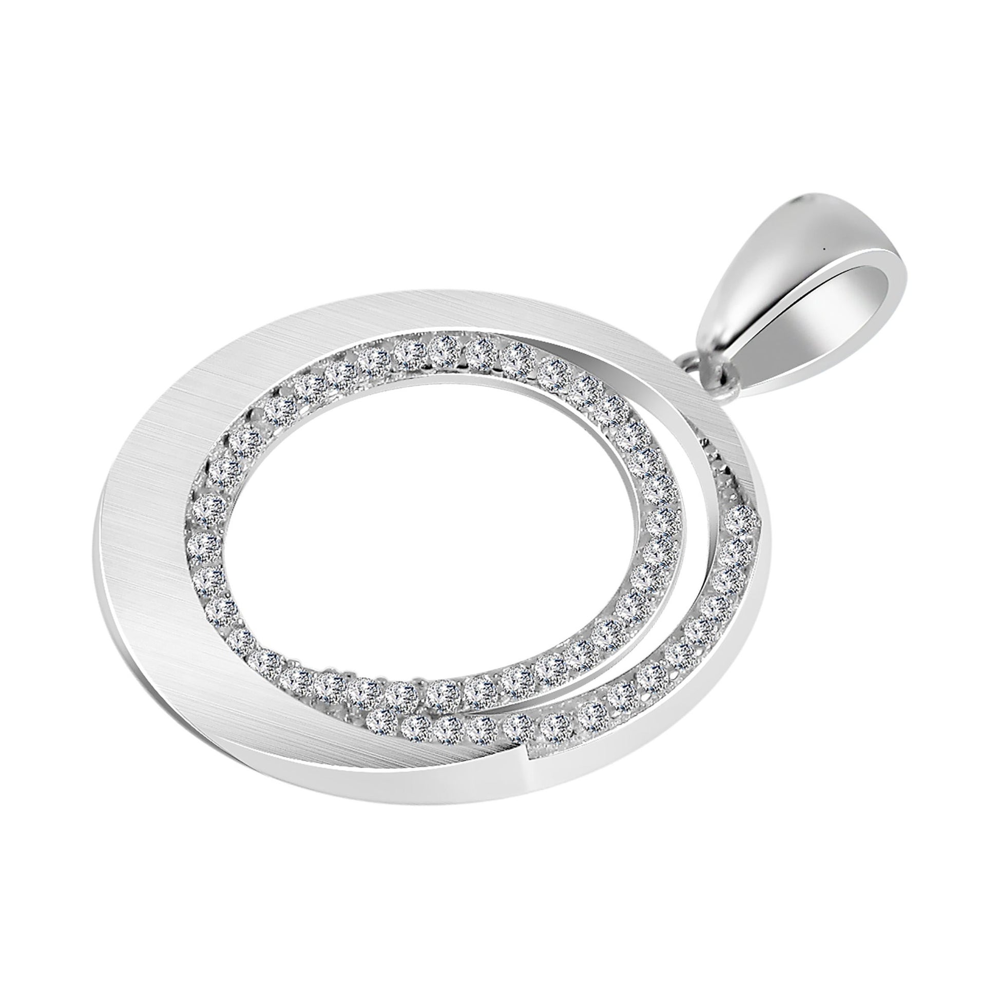 Damen Anhänger aus 925 Silber mit Zirkonia