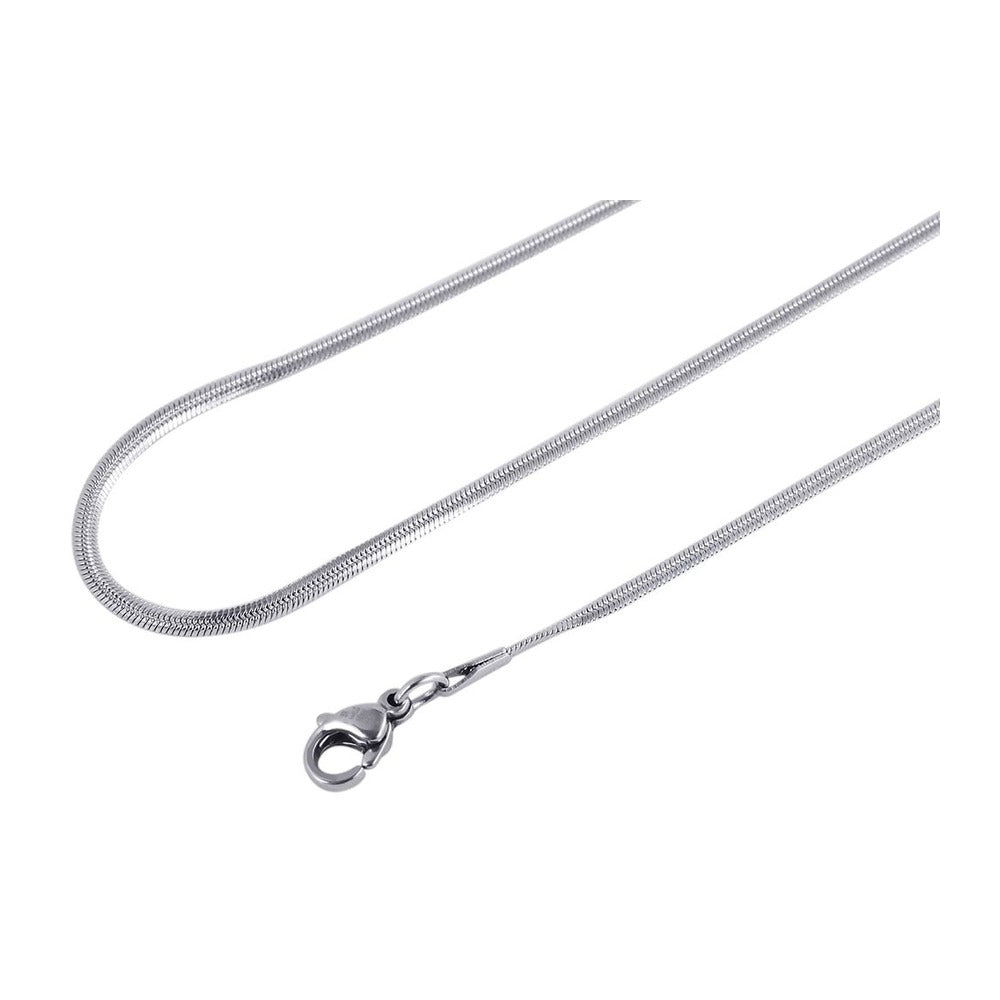 Damen Halskette – Schlangenkette aus Edelstahl 50 cm