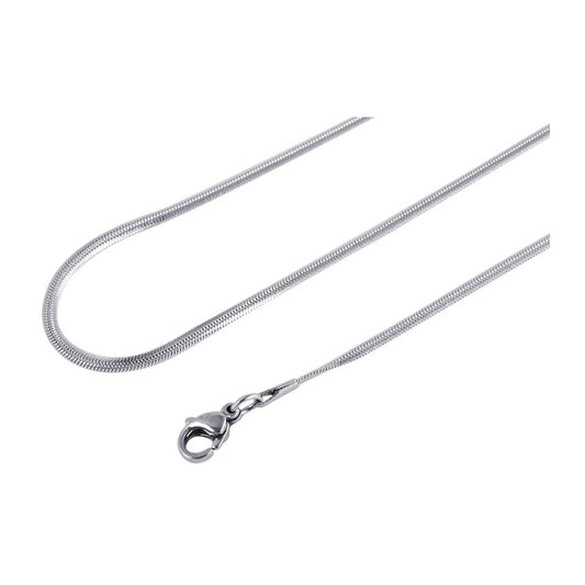 Damen Halskette – Schlangenkette aus Edelstahl 50 cm
