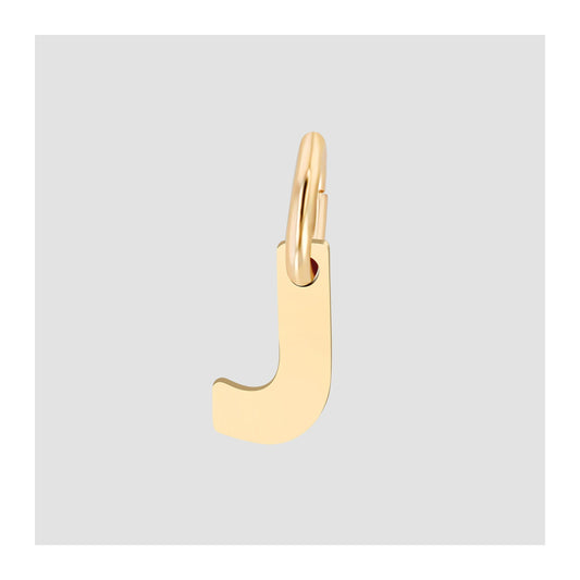 Unisex Anhänger – Buchstabe N Buchstabenanhänger aus 375 Gold