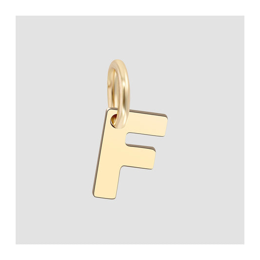 Unisex Anhänger – Buchstabe N Buchstabenanhänger aus 375 Gold